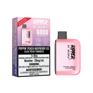 Ripper 6000 Poppin Peach Rasp Ice